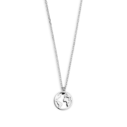 collier mappemonde 9mm