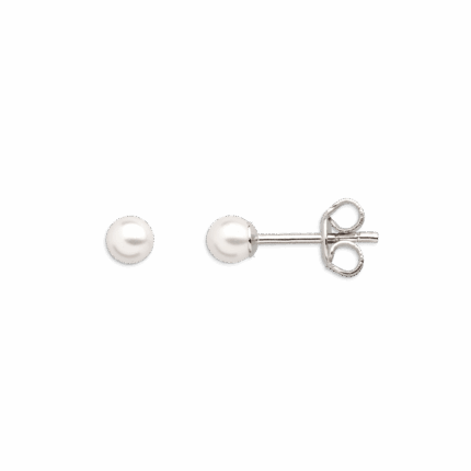 clous d'oreilles perles 4mm