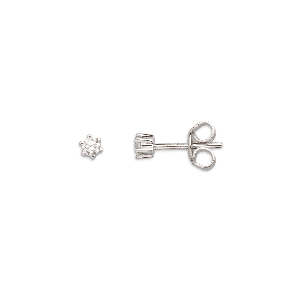 clous d'oreilles zircons griffes 2.5mm clous d'oreilles zircons griffes 2.5mm