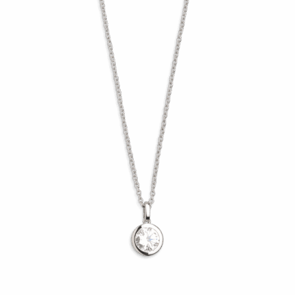 collier zircon 8mm