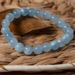 bracelet aigue marine 8mm