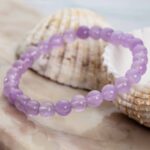 bracelet améthyste lavande 6mm