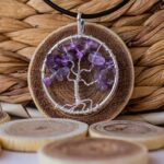 collier améthyste arbre de vie