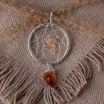 collier citrine attrape rêve