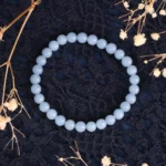 bracelet angélite 6mm
