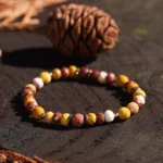 bracelet en jaspe mokaïte erde