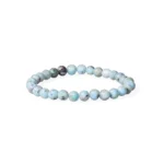 bracelet larimar 6mm blanc 2.webp