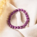 bracelet rubis 8mm