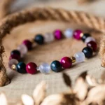 bracelet oeil de tigre rose & sélénite – airelles