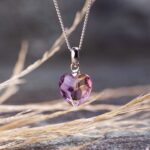 amétrine coeur pendentif