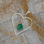 pendentif coeur aventurine