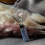 cyanite pendentif ailes