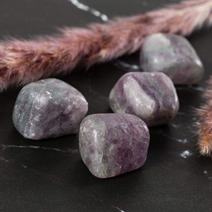 fluorite pierre roulée qualité b