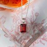 grenat pendentif 15mm