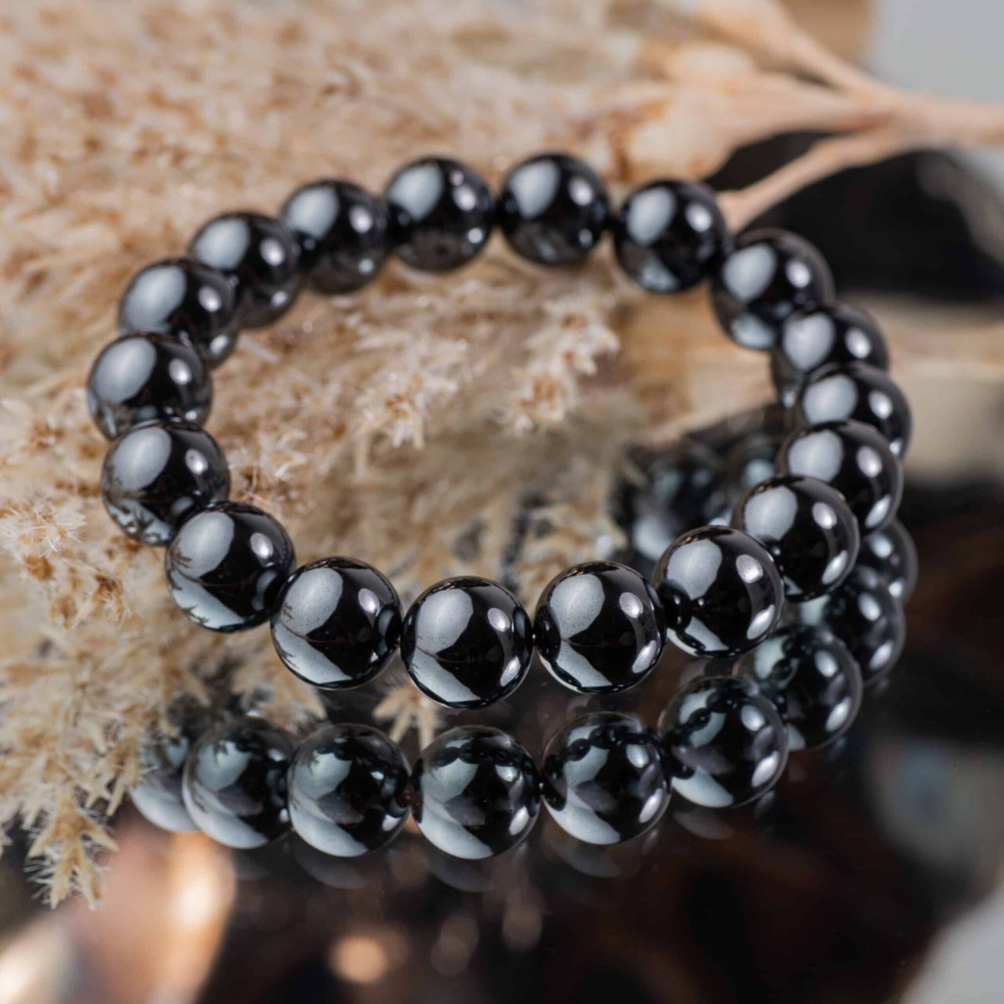 bracelet hématite 10mm bracelet hématite 10mm