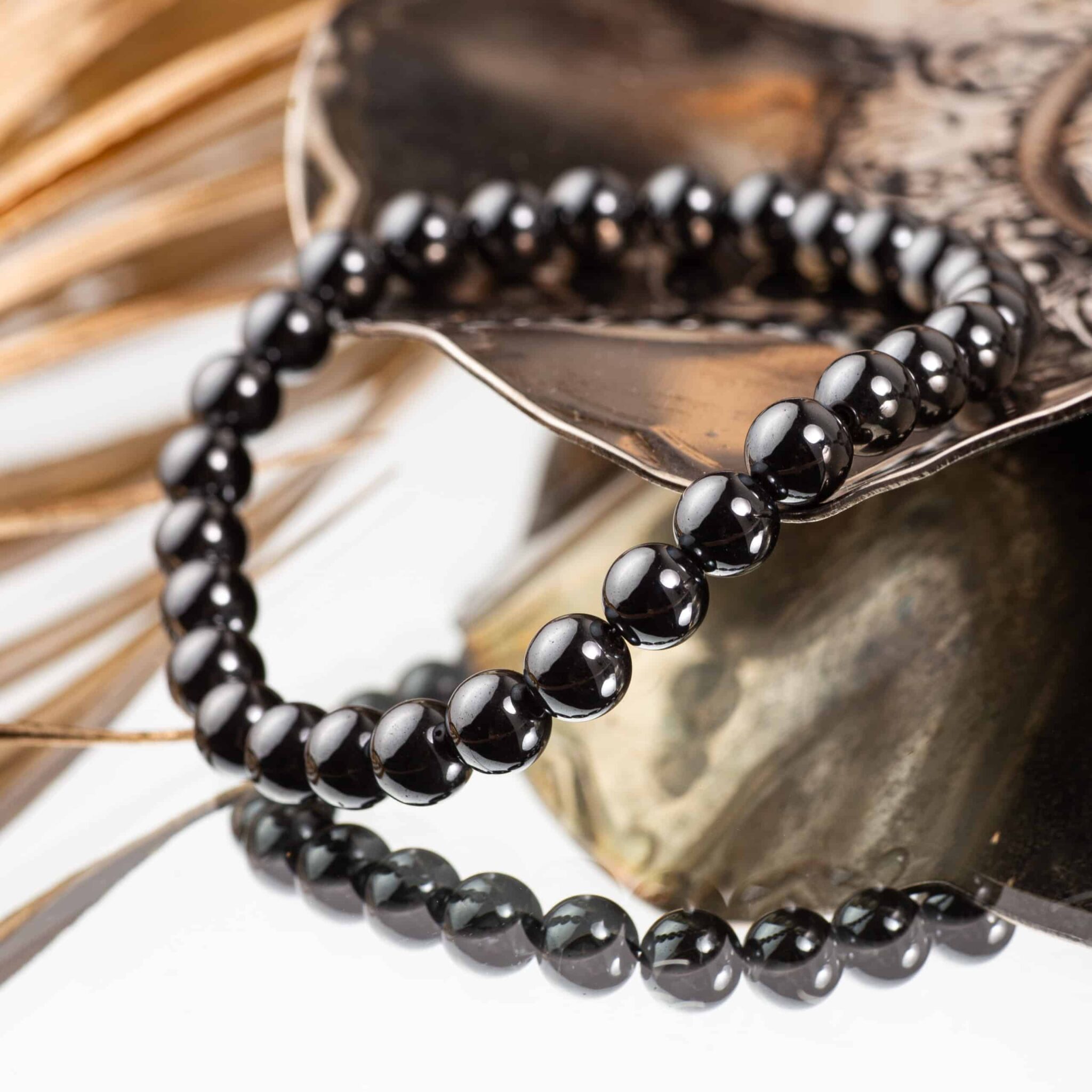 bracelet hématite 6mm bracelet hématite 6mm