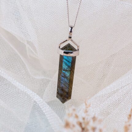 labradorite pointe 42mm
