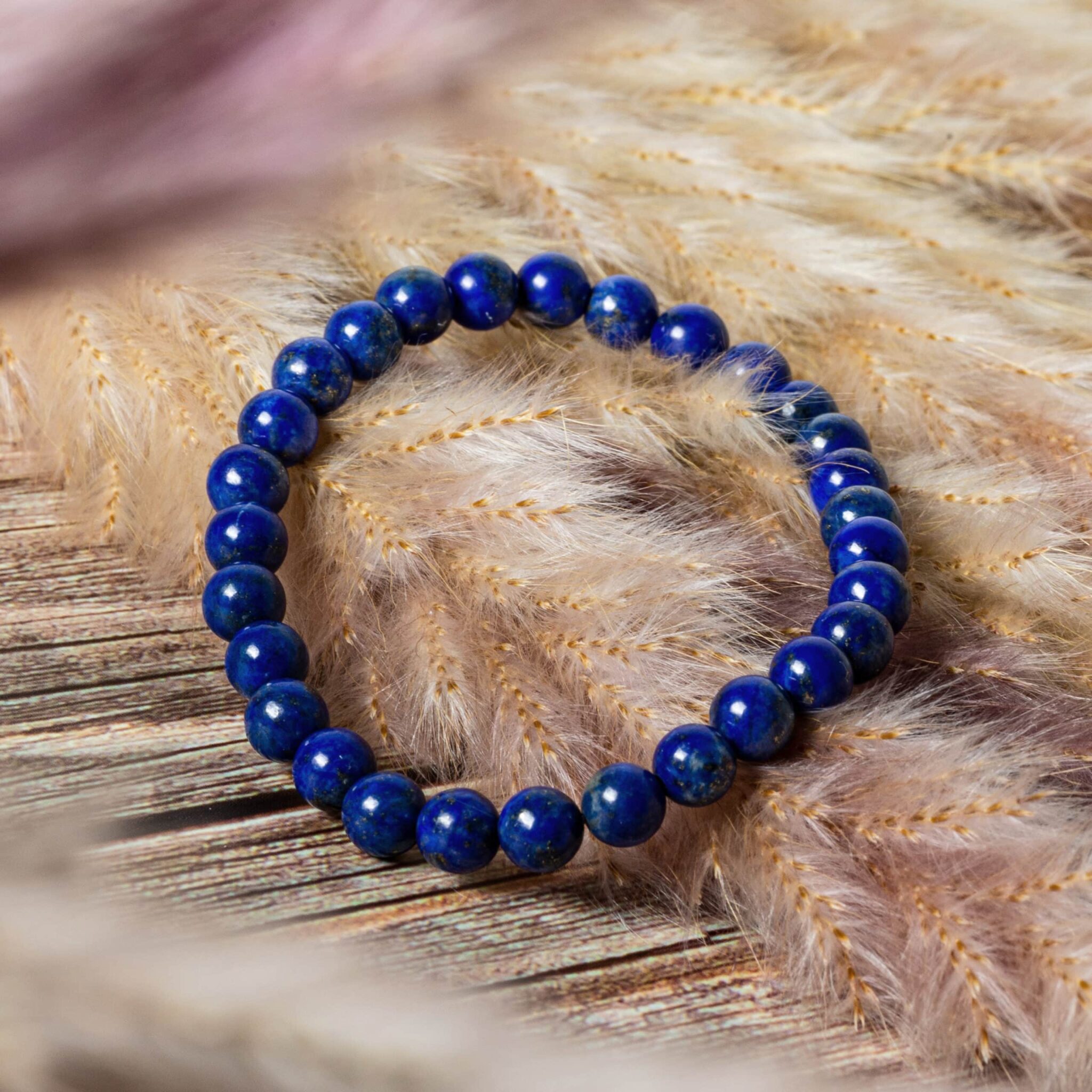 bracelet lapis lazuli 6mm bracelet lapis lazuli 6mm