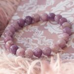 bracelet lépidolite 8mm