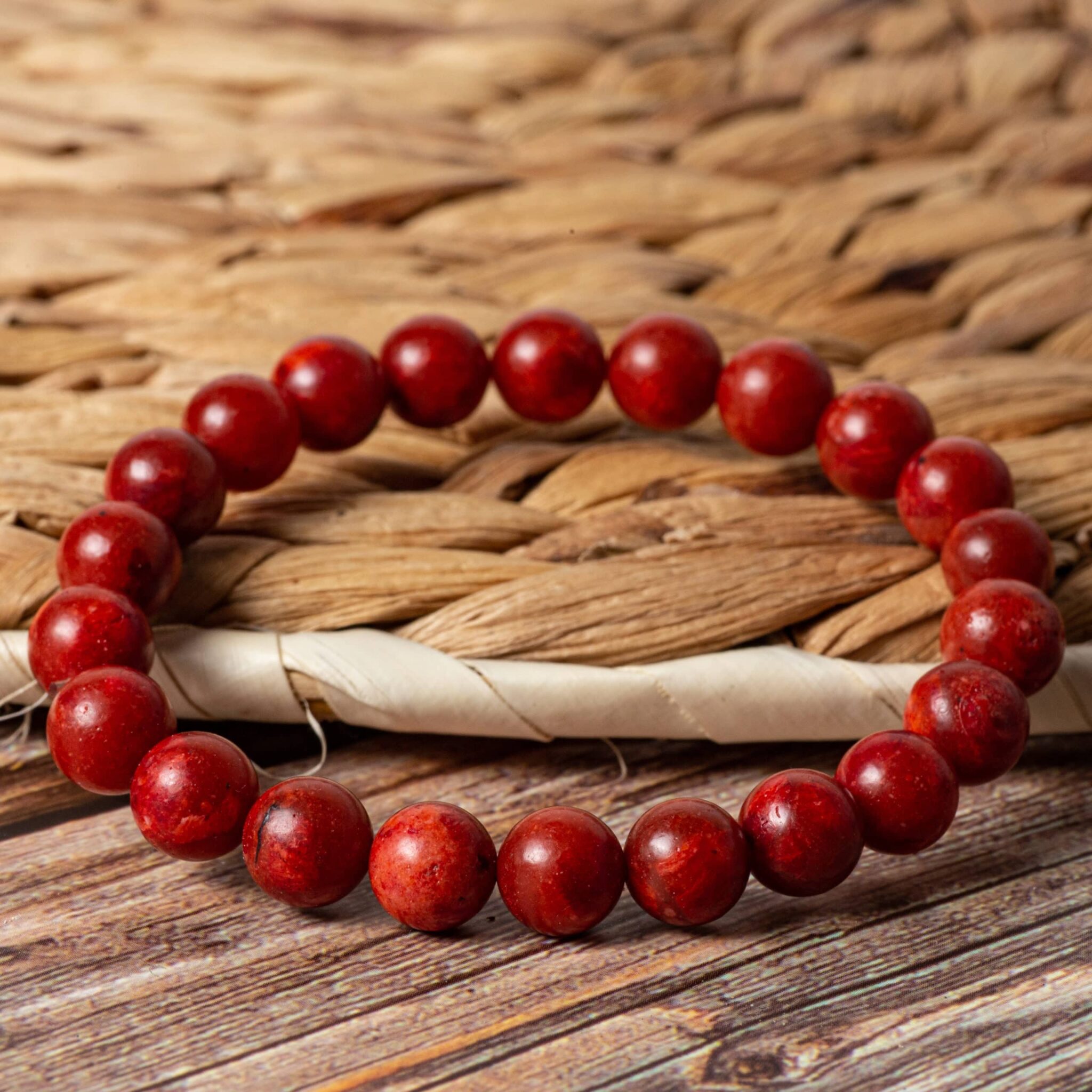 bracelet mousse de corail 8mm bracelet mousse de corail 8mm