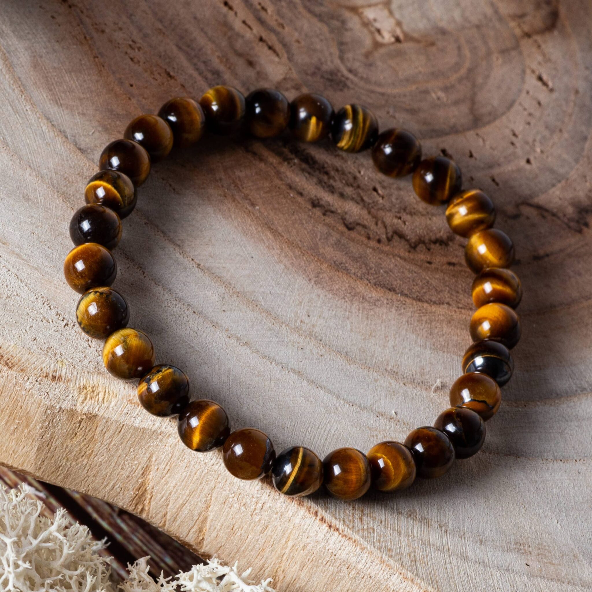 bracelet oeil de tigre 6mm bracelet oeil de tigre 6mm