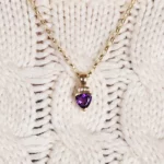 pendentif améthyste, diamants & or – melia