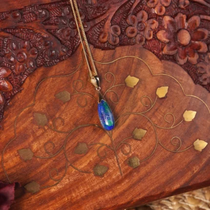 pendentif azurite malachite & or – ophira