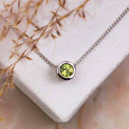 péridot pendentif 5mm