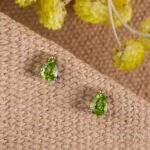 péridot boucles d'oreilles