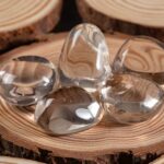quartz fumé pierre roulée qualité a