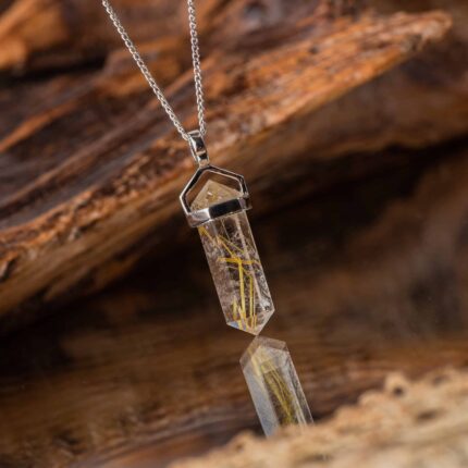 quartz rutile pointe 28mm