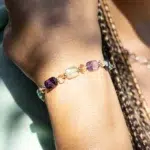 Armband aus Fluorit und Citrin – MAÏA – Bild 3